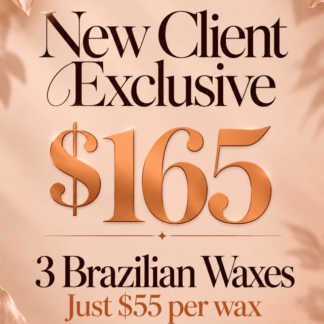New Client Brazilian Wax 3 pack at Zoetic Beauty Studio in Bronx, NY